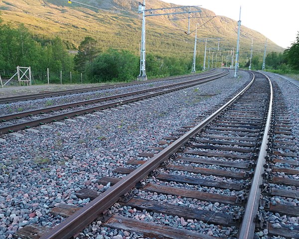 Jernbanen åpnet i Narvik
